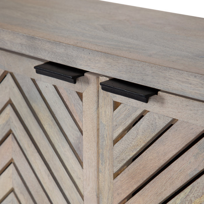 Gracie Oaks Valatie Solid Wood 2 Door Accent & Reviews Wayfair